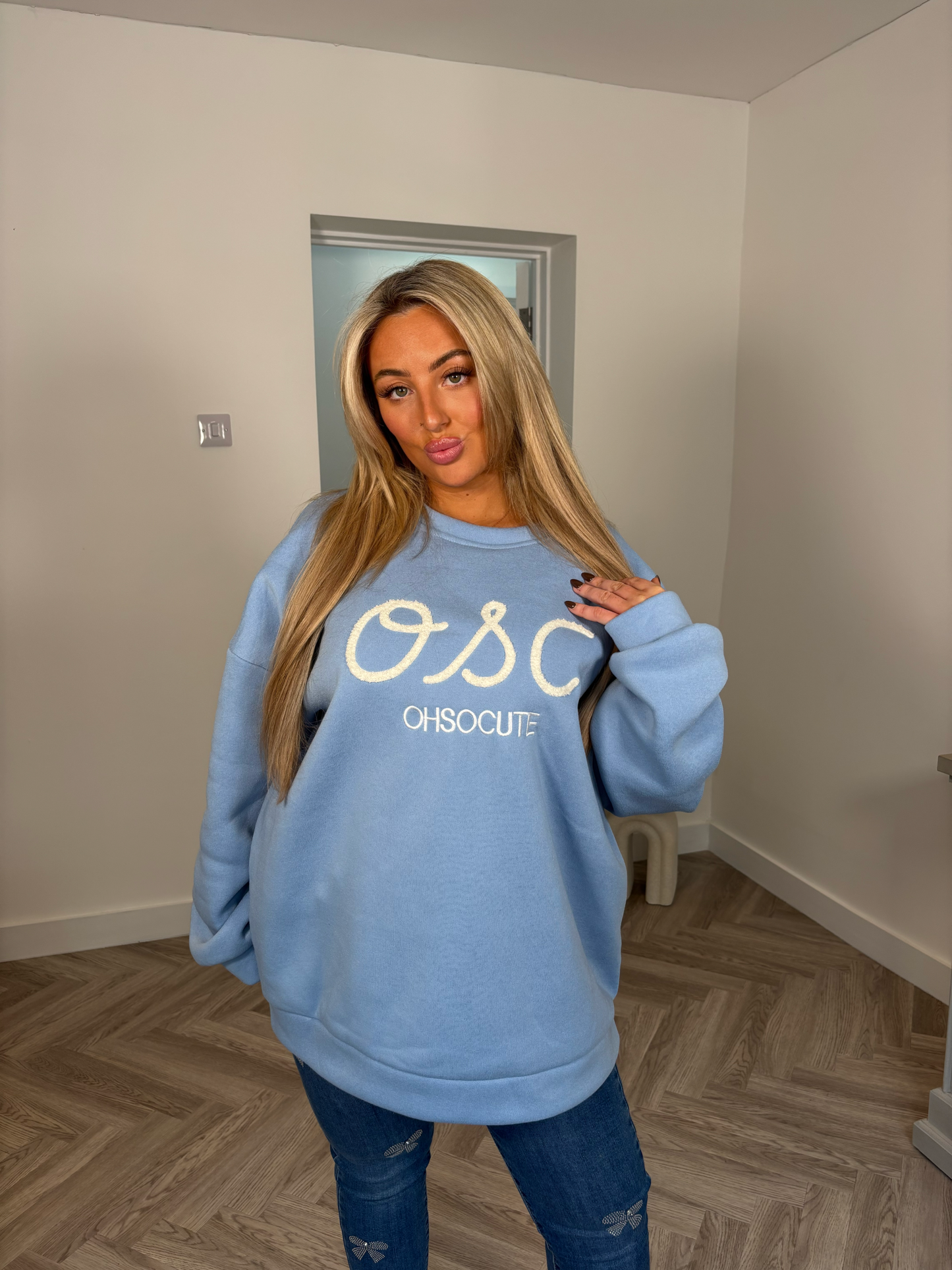 OSC Exclusive Sweatshirt Jumper (Baby Blue)