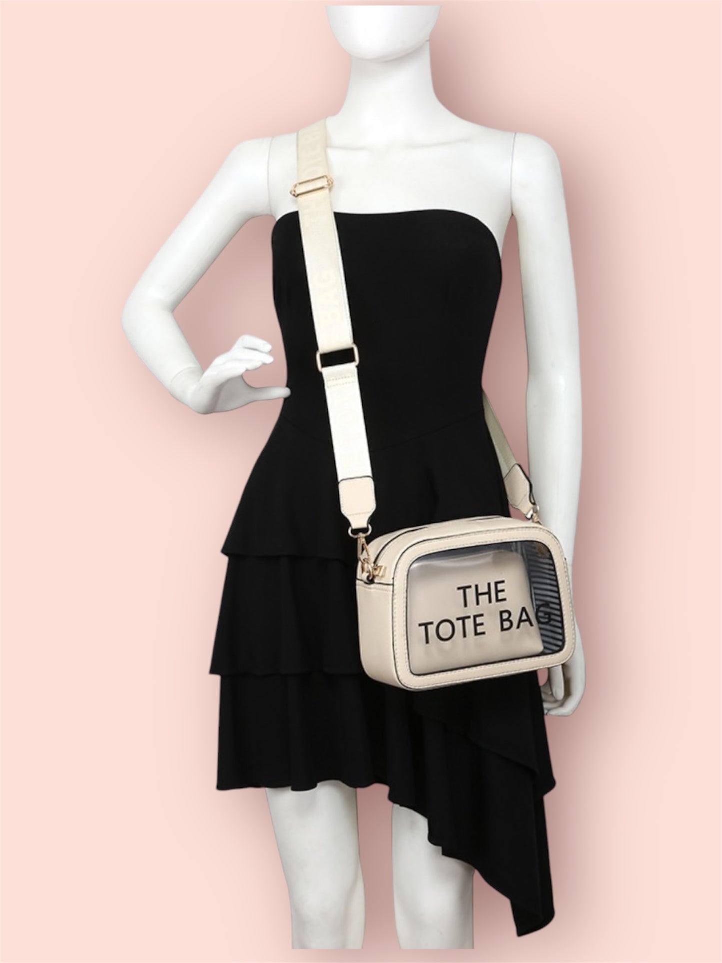 Tote Cross Body Clear 2pc Bag Set
