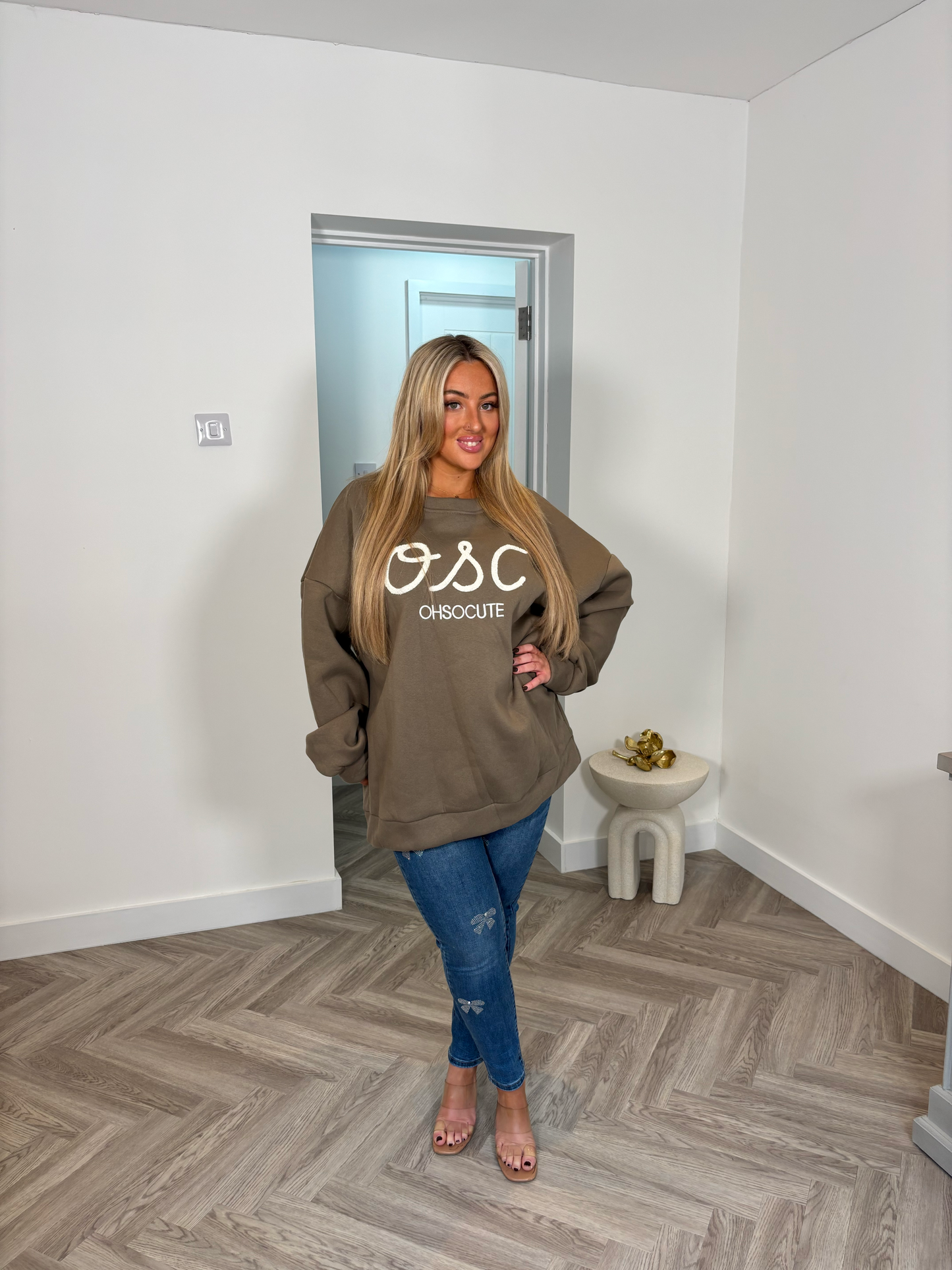 OSC Exclusive Sweatshirt Jumper (Taupe)