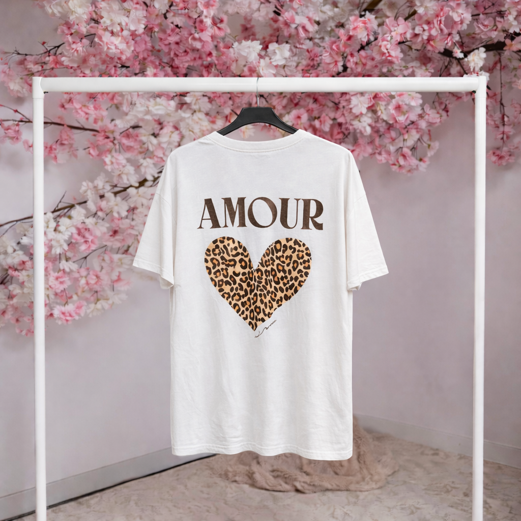 ‘Amour’ Oversized Leopard Tops (UK 8-18)