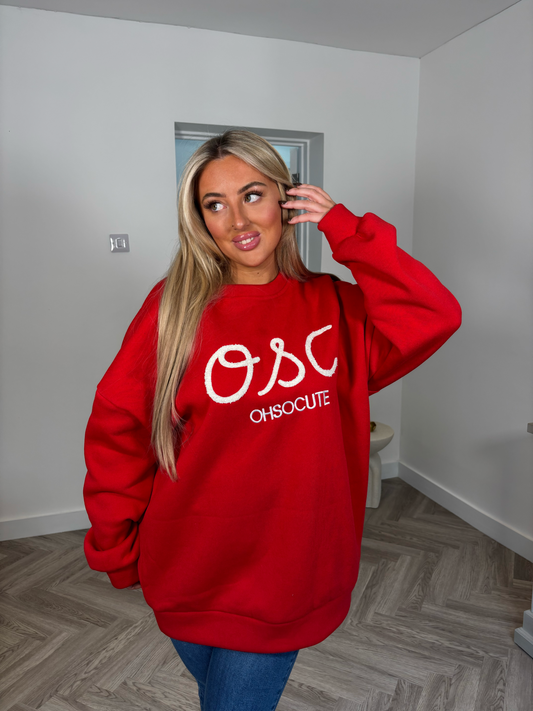 OSC Exclusive Sweatshirt Jumper (Red)