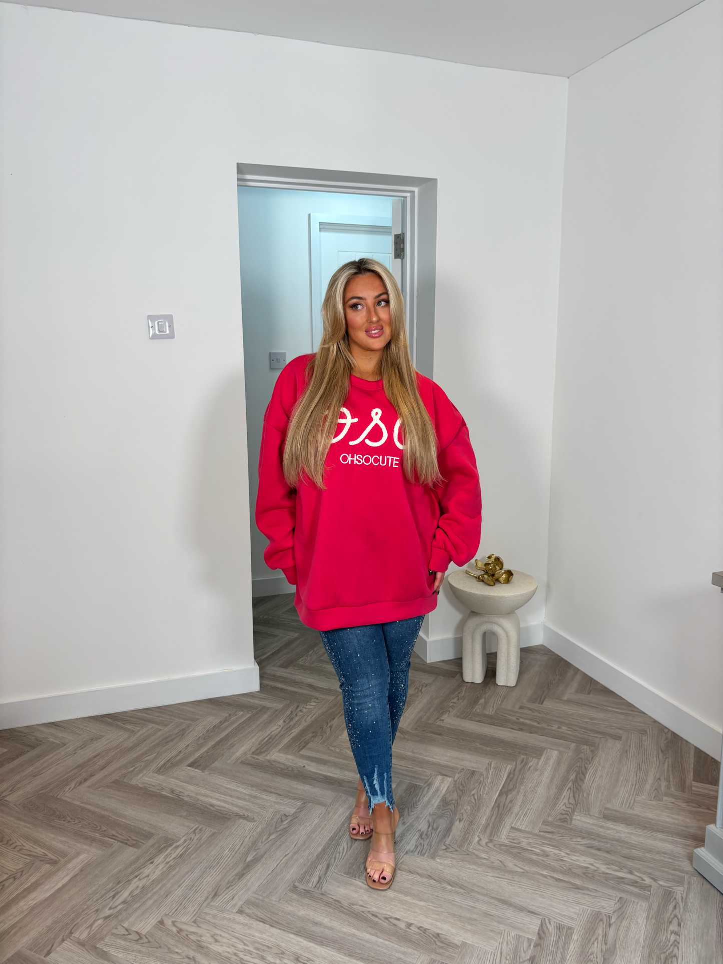 OSC Exclusive Sweatshirt Jumper (Hot Pink)