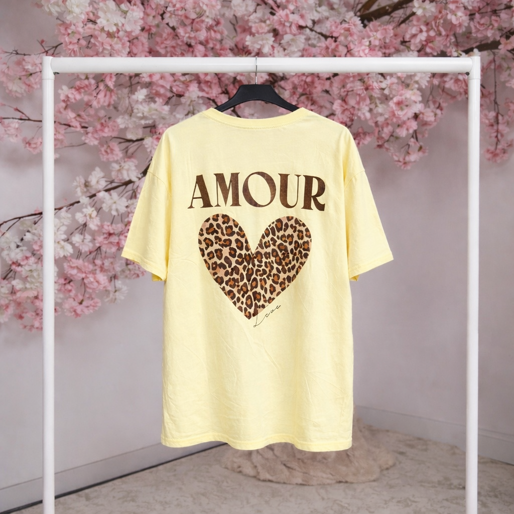 ‘Amour’ Oversized Leopard Tops (UK 8-18)